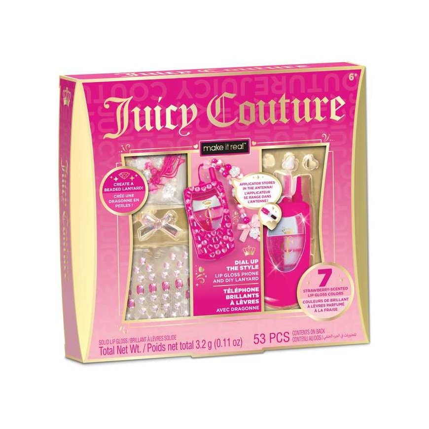 MAKE IT REAL „Juicy Couture“ kūrybinis rinkinys su lūpų blizgiais „Telefonas“