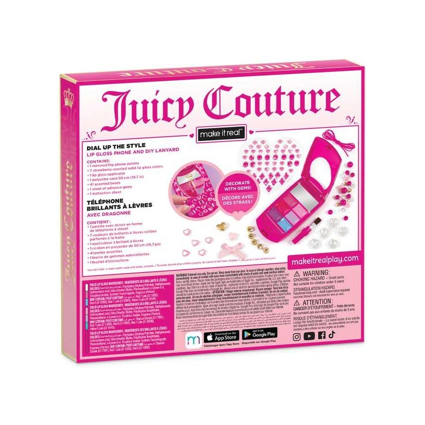MAKE IT REAL „Juicy Couture“ kūrybinis rinkinys su lūpų blizgiais „Telefonas“ – 2