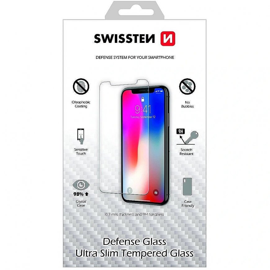 Swissten Ultra Slim Tempered Glass Premium