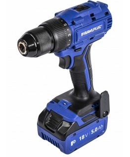 Screwdriver-drill RawlPlug R-PDD18-70-XL2 18 V 2x5.0 Ah battery.