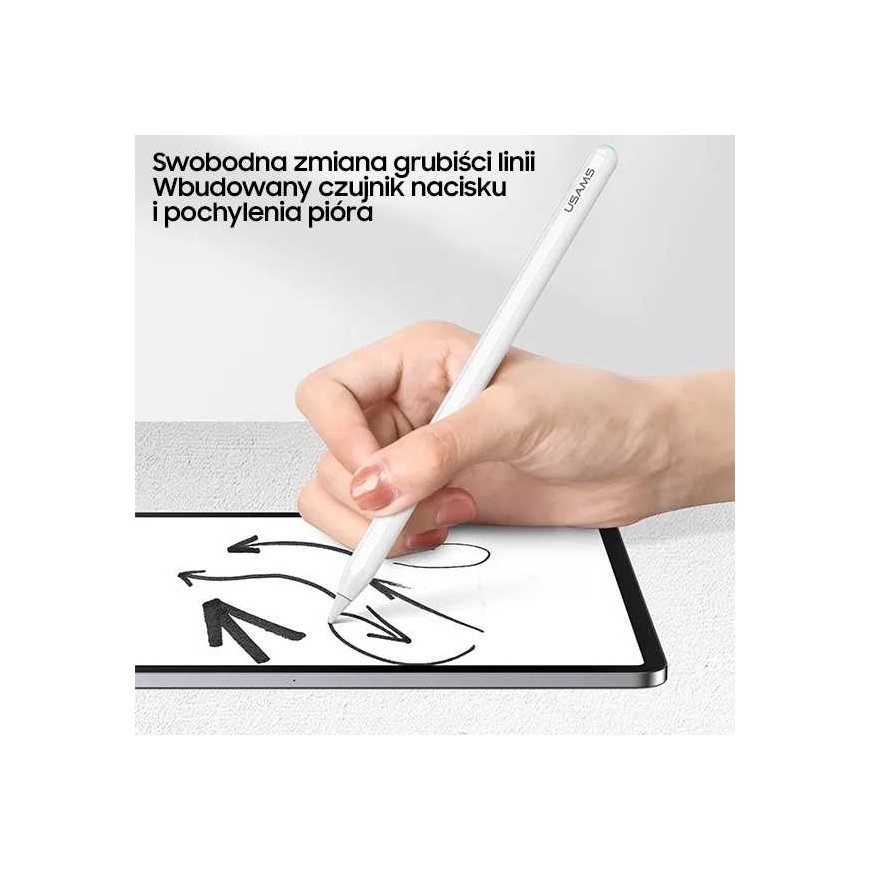 Case USAMS Rysik magnetic Active Touch Sensitive Pen rysik white/white ZB254DRB01 (US-ZB254) – 4