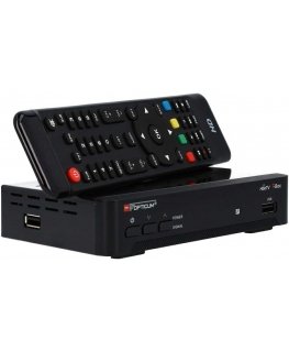 Imtuvas DVB-T2 HBBTV T-BOX Opticum HEVC