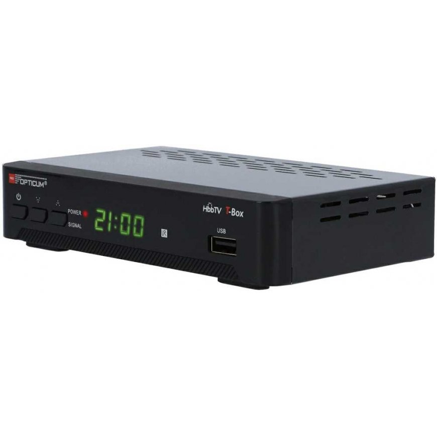 Receiver DVB-T2 HBBTV T-BOX Opticum HEVC – 3