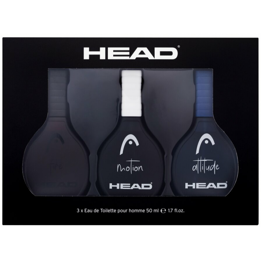 HEAD Fire rinkinys vyrams (EDT Fire, 50 ml + EDT Motion, 50 ml + EDT Attitude, 50 ml) – 2