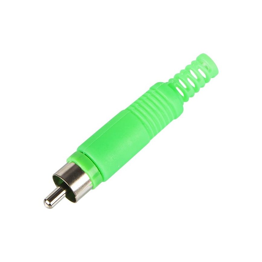 Blow RCA kištukas (Cinch) žalias HQ - 20vnt – 2