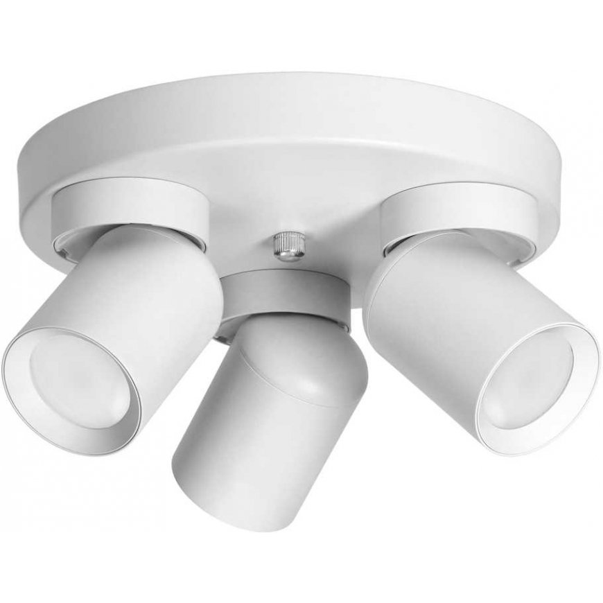 Hanging lamp Orno MALTA SP 3, wall and ceiling mounting, GU10 max. 3x12W, IP20, white, round base – 2