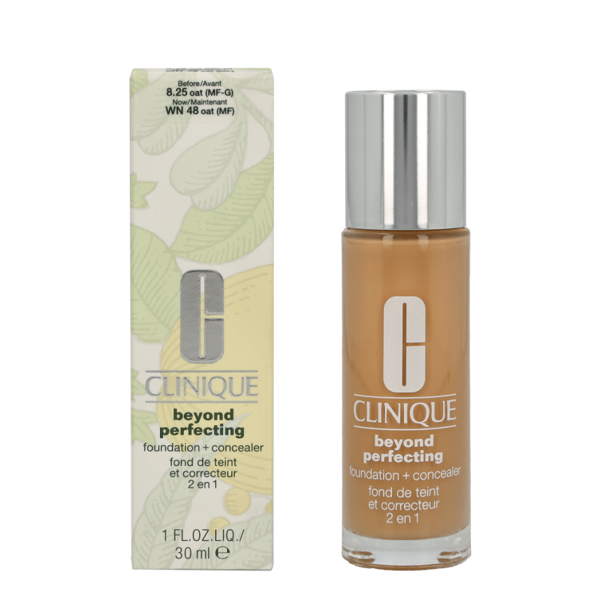 Clinique Beyond Perfecting Foundation And Concealer WN48 Oats 30ml