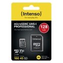 Intenso microSDXC 128GB Class 10 UHS-I Professional - Extended Capacity SD (MicroSDHC) Intenso microSDXC 128GB Class 10 UHS-I Professional - Extended Capacity SD (MicroSDHC)