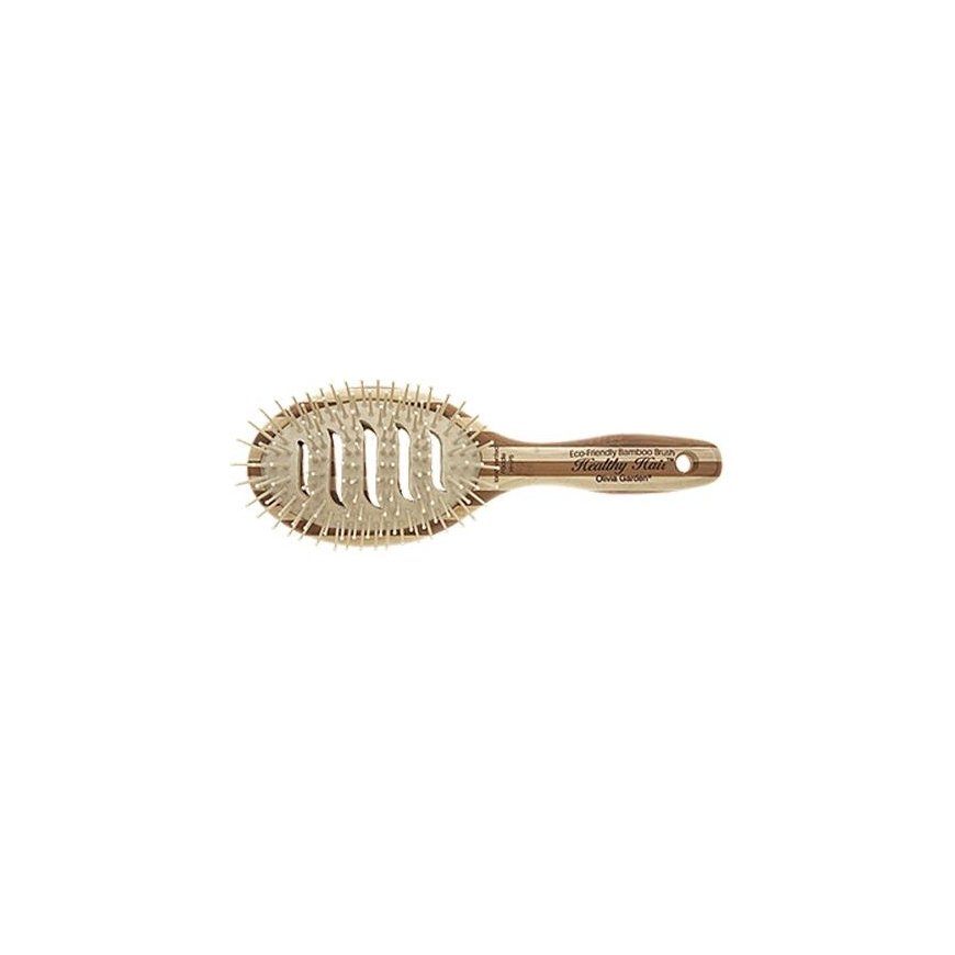 Bamboo hair brush Olivia Garden Paddle Vent P5 – 3