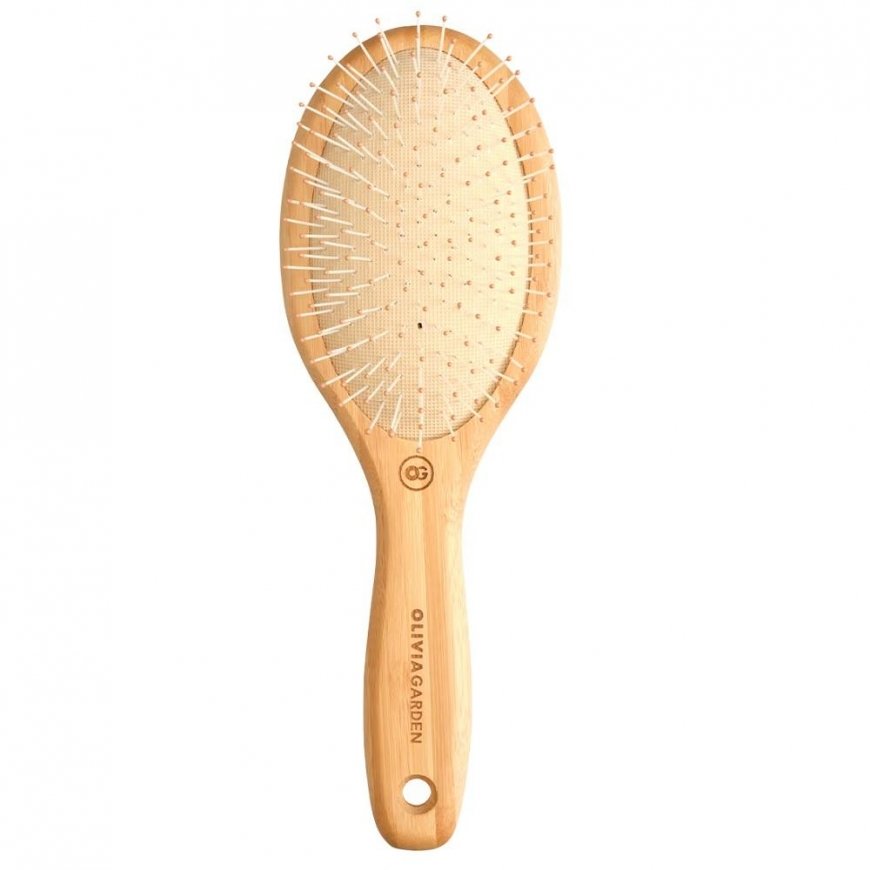 Bamboo hair brush Olivia Garden Paddle Vent P5 – 4