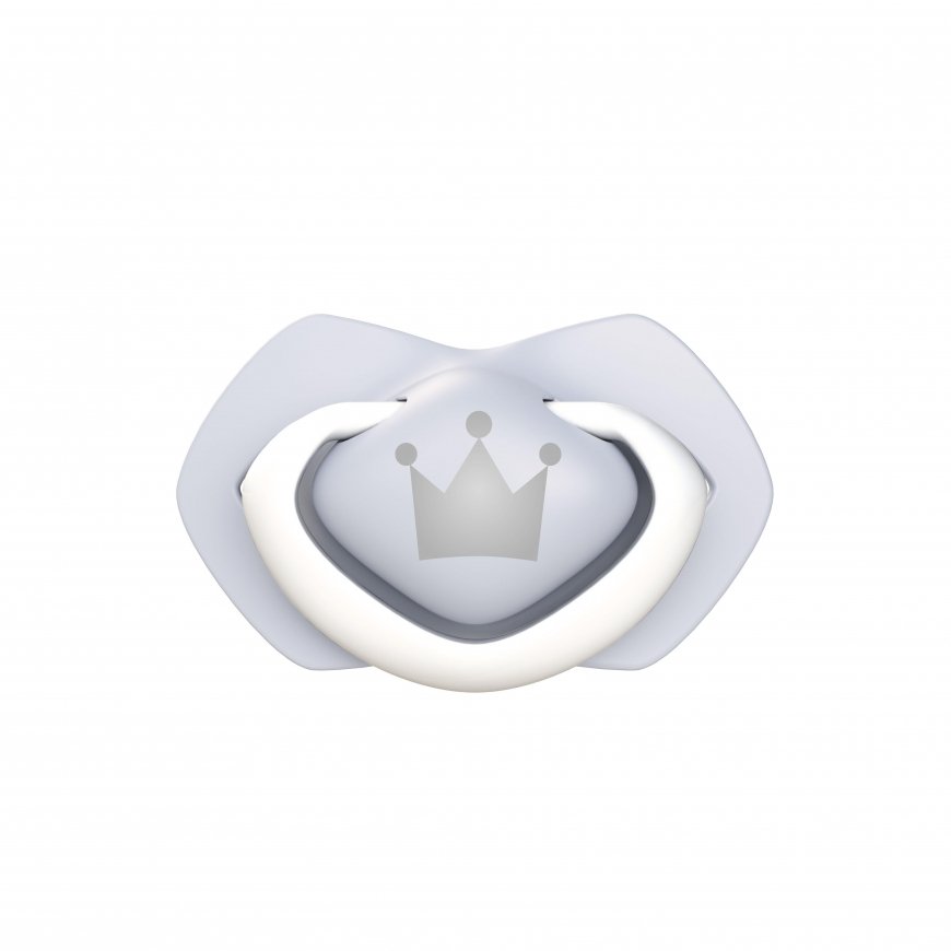 CANPOL BABIES silicone symmetrical pacifier ROYAL BABY, 6-18 months, 2 pcs., 22/651_blu – 2
