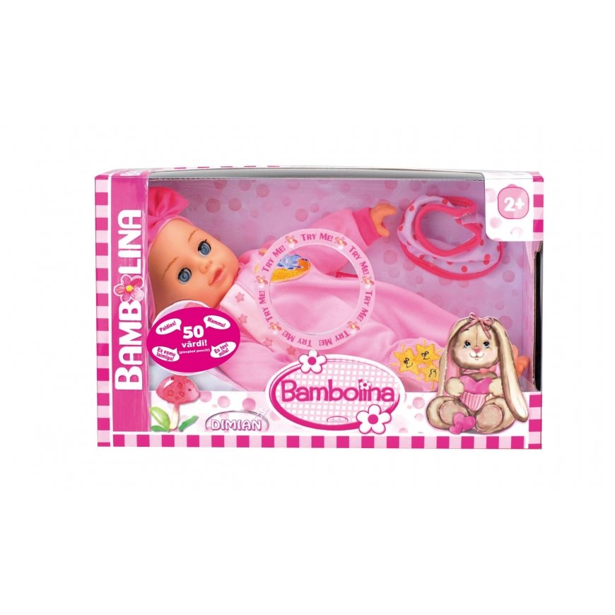 BAMBOLINA talking doll with accessories, 34cm (LV 50 words), BD348LV – 2
