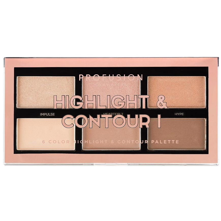 Profusion Highlight & Contour I Palette facial contouring palette 15.6g – 2
