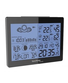 Technoline DCF-77 Musta LED Akku