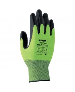 Uvex C500 foam Black, Green Polyethylene, Viscose, Polyamide, Fiberglass 1 pc(s)