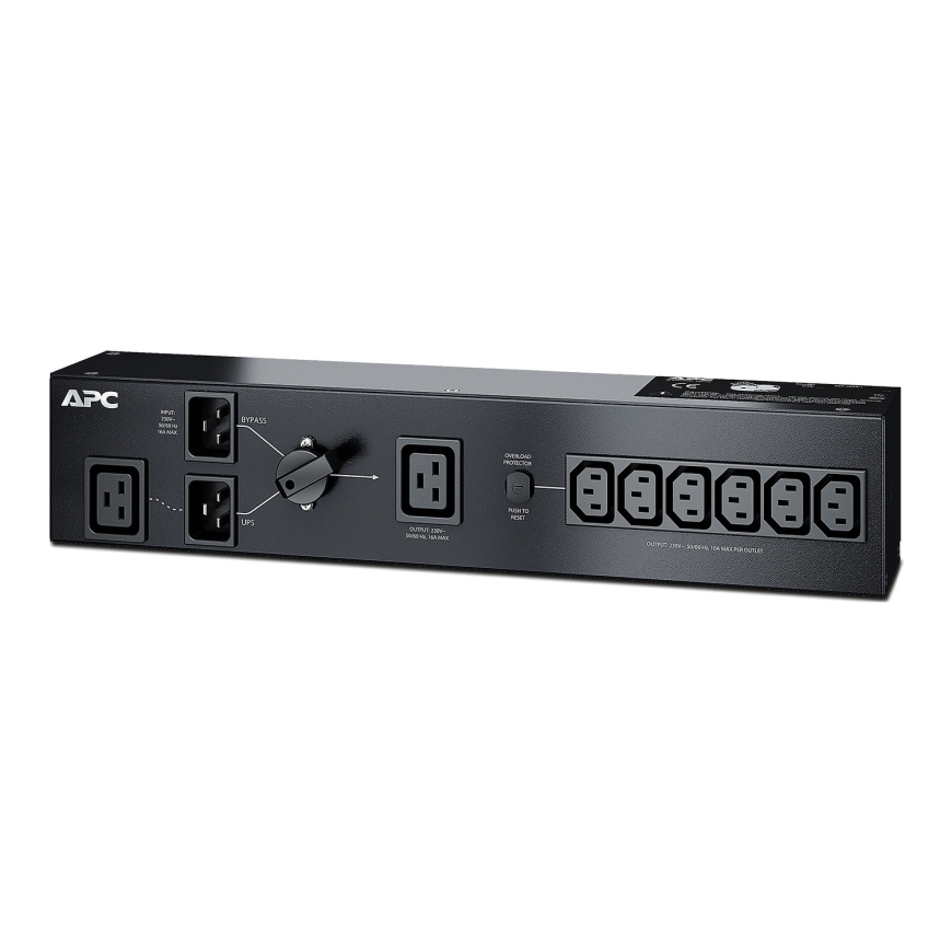 APC Service Bypass PDU 230V 16AMP W/ (6) IEC C13 And (1) C19