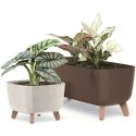 Prosperplast DONICZKA GRACIA SQUARE ECO WOOD 39x39CM KAWA Prosperplast DONICZKA GRACIA SQUARE ECO WOOD 39x39CM KAWA