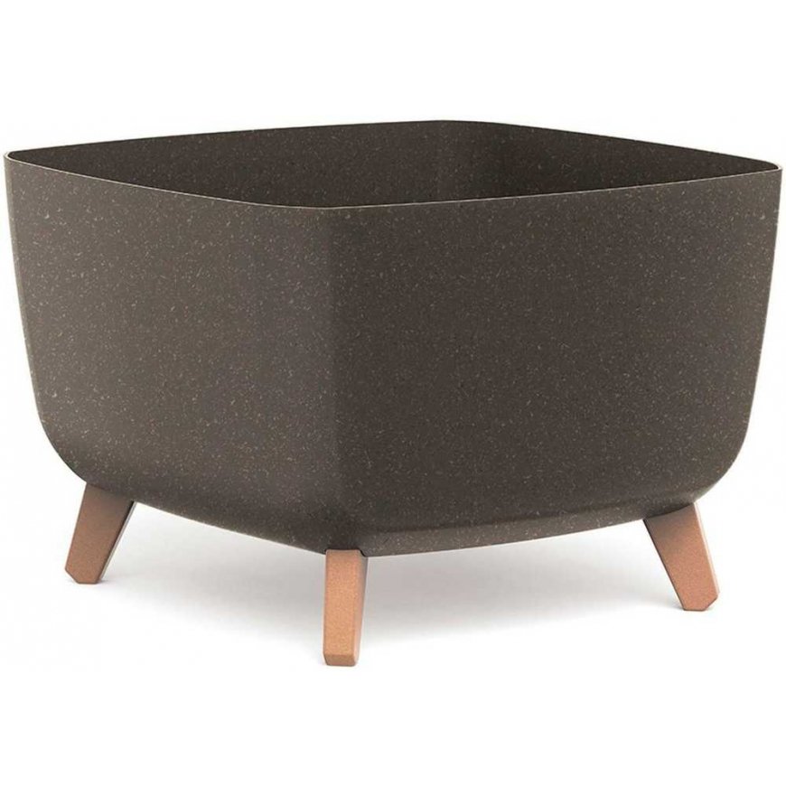 Prosperplast DONICZKA GRACIA SQUARE ECO WOOD 39x39CM KAWA – 3