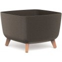 Prosperplast DONICZKA GRACIA SQUARE ECO WOOD 39x39CM KAWA Prosperplast DONICZKA GRACIA SQUARE ECO WOOD 39x39CM KAWA