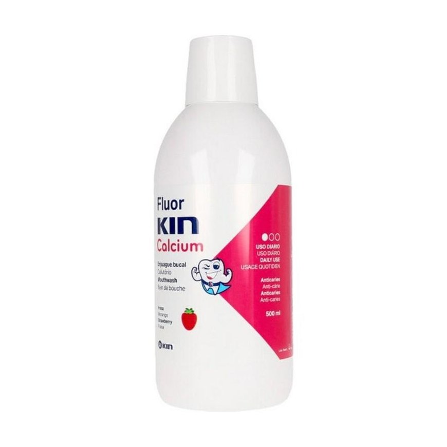 Kin Fluorkin Calcium Mouthwash Strawberry flavor 500ml – 2