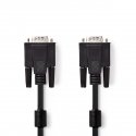 Nedis CCGP59000BK100 VGA kabelis 10 m VGA (D-Sub) Juoda