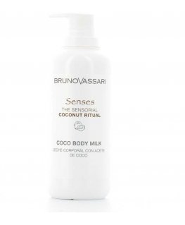 Bruno Vassari, Senses, Coconut Oil, Hydrating, Body Milk, Morning & Evening, 400 ml