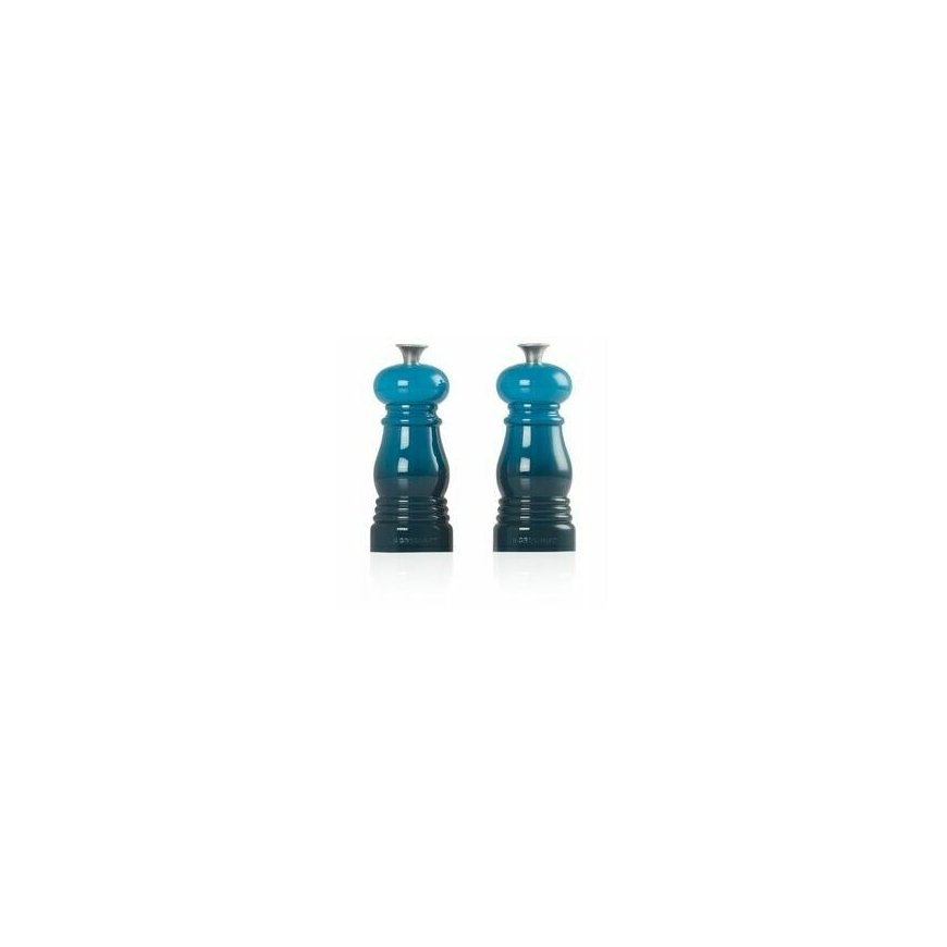 Salt and pepper grinder set 11cm blue – 2