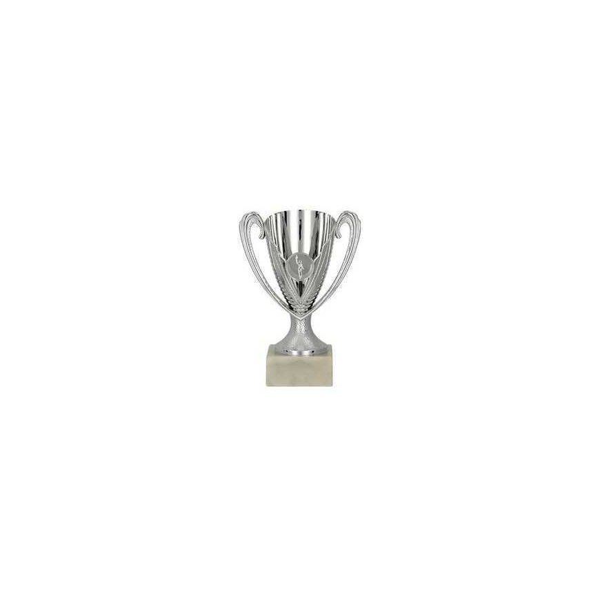 Detail Silver plastic cup