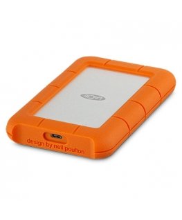 LaCie Rugged USB-C väline kõvaketas 4 TB 5400 RPM 2.5" USB tüüp-C 3.2 Gen 1 (3.1 Gen 1) Oranž, Hõbe