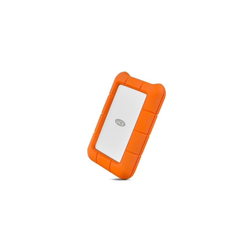 LaCie Rugged USB-C ulkoinen kovalevy 4 TB Oranssi, Hopea – 2
