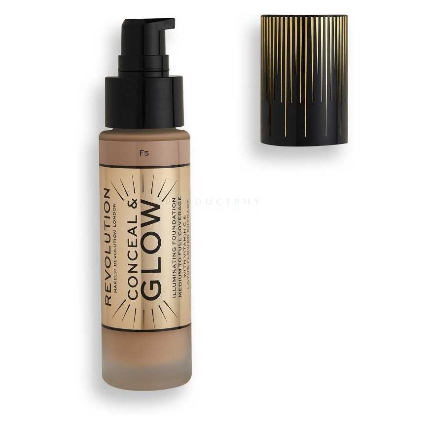 Makeup Revolution Makeup Revolution London Conceal & Glow Podkład 23 ml F5 – 2