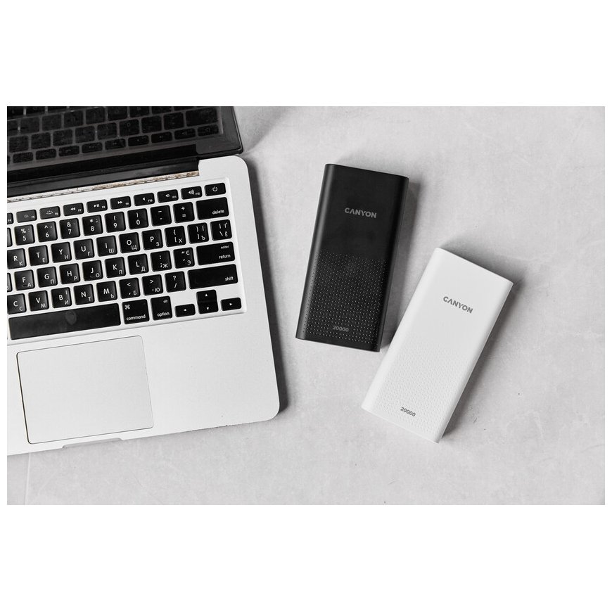 Canyon PB-2001 Liitiumpolümeer (LiPo) 20000 mAh Must – 5