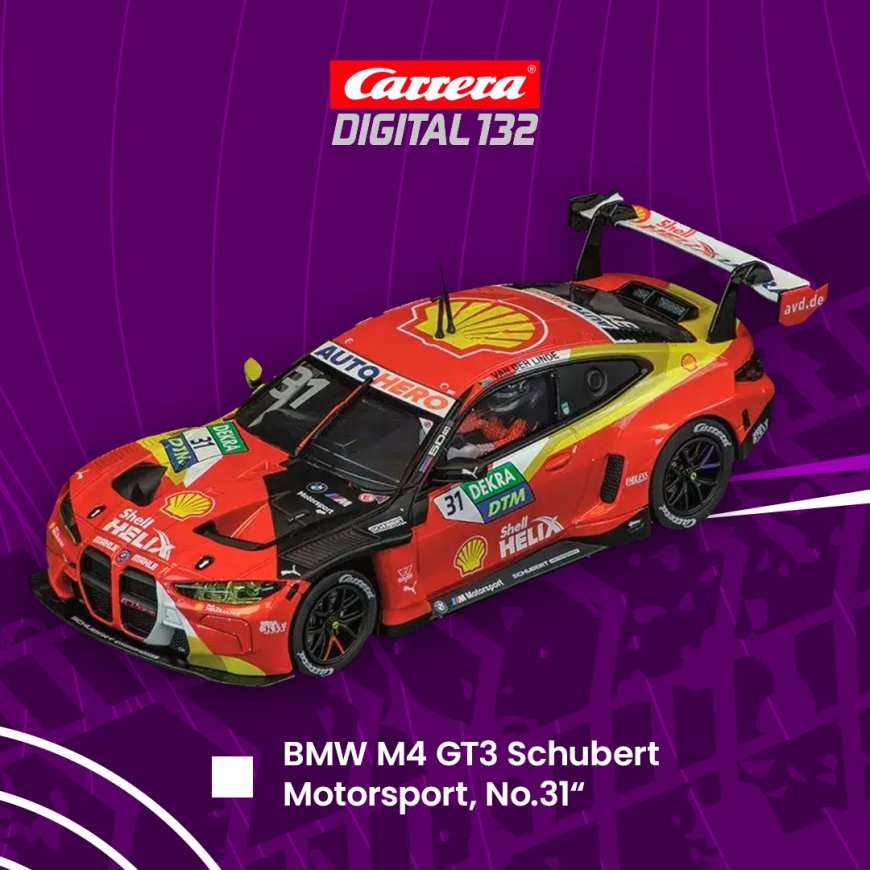 Carrera Digital 132 20031077 BMW M4 GT3 Schubert, No.31 – 2