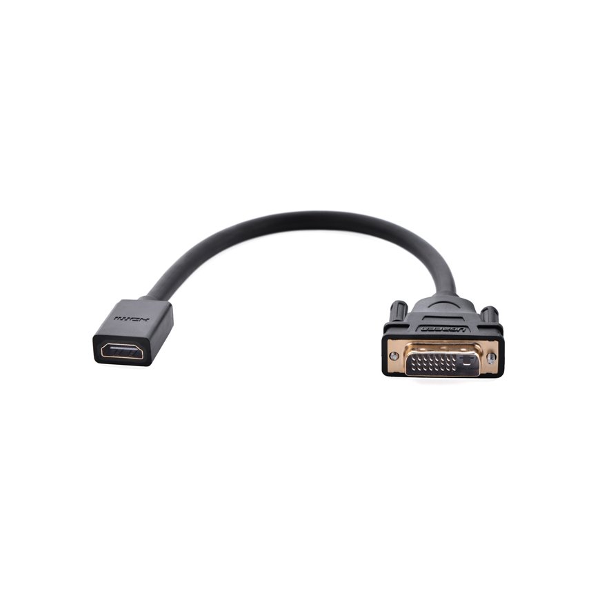 Ugreen 20118 видео кабель адаптер DVI-D HDMI Черный, Золото – 3