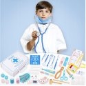 EXTRALINK TOYS ZESTAW MAŁEGO LEKARZA PIELĘGNIARKA WALIZKA 43 ELEMENTY