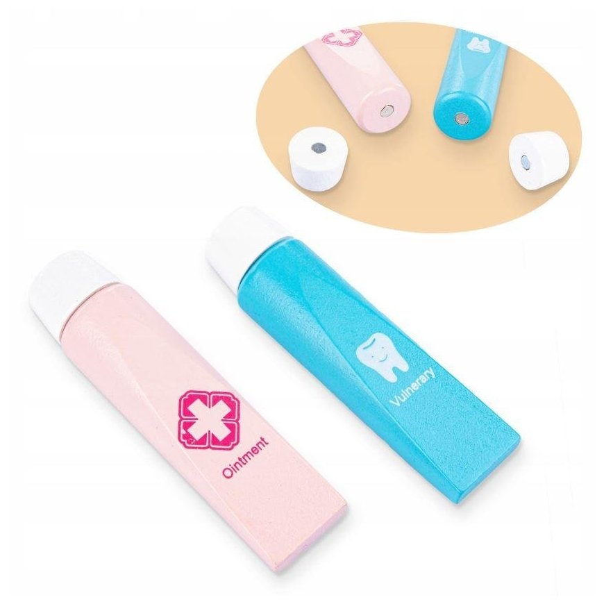 EXTRALINK TOYS ZESTAW MAŁEGO LEKARZA PIELĘGNIARKA WALIZKA 43 ELEMENTY – 4
