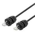 Deltaco SFTP-65AH-WP networking cable Black 5 m Cat6a S/FTP (S-STP) Deltaco SFTP-65AH-WP networking cable Black 5 m Cat6a S/FTP (S-STP)