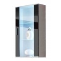 Cama hanging display cabinet SOHO white/black gloss Cama hanging display cabinet SOHO white/black gloss