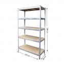 Haushalt Sandėliavimo lentyna Vagner SDH T21A, 120 x 45 x 180 cm, 5 lentynos Haushalt Sandėliavimo lentyna Vagner SDH T21A, 120 x 45 x 180 cm, 5 lentynos