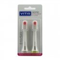 Vitis spare part electric toothbrush for sensitive gums, 2 pcs Vitis spare part electric toothbrush for sensitive gums, 2 pcs