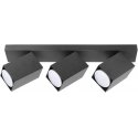 Hanging lamp Orno KUBAR SP 3, wall and ceiling lamp, 3xGU10, IP20, black