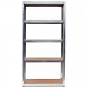 Topeshop REGAŁ G9030 plaukts dārza instrumentu glabāšanai Brīvi stāvošs Cinkota tērauda, MDF Topeshop REGAŁ G9030 plaukts dārza instrumentu glabāšanai Brīvi stāvošs Cinkota tērauda, MDF