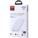 Joyroom JR-W020 20W Mini magnetic wireless power bank 10000mAh Baltas with USB to Type-C 0.25m Cable Juodas Joyroom JR-W020 20W Mini magnetic wireless power bank 10000mAh Baltas with USB to Type-C 0.25m Cable Juodas
