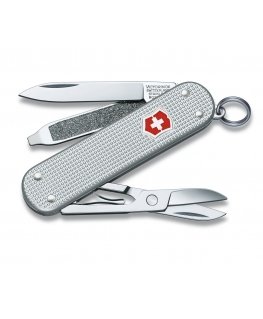 Victorinox Taschenmesser Classic Alox, Nagelfeile, Schraubendreher, Ring, Klinge, Schere, Multi-tool knife