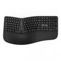 Powerton LANA, Keyboard ergonomic CZ/SK, with cable (USB), black Powerton LANA, Keyboard ergonomic CZ/SK, with cable (USB), black