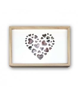 ZEP LOVE BOX Storage box Rectangular Wood White, Wood