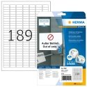 HERMA 10001 printerimärgis Valge Iseliimuv printerisilt HERMA 10001 printerimärgis Valge Iseliimuv printerisilt