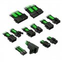 Kolink Core Pro Braided Cable Extension Kit 12V-2x6 Type 2 - Venom Green Kolink Core Pro Braided Cable Extension Kit 12V-2x6 Type 2 - Venom Green