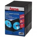Hama DVD Slim Double-Box 25, Black 2 levyt Musta
