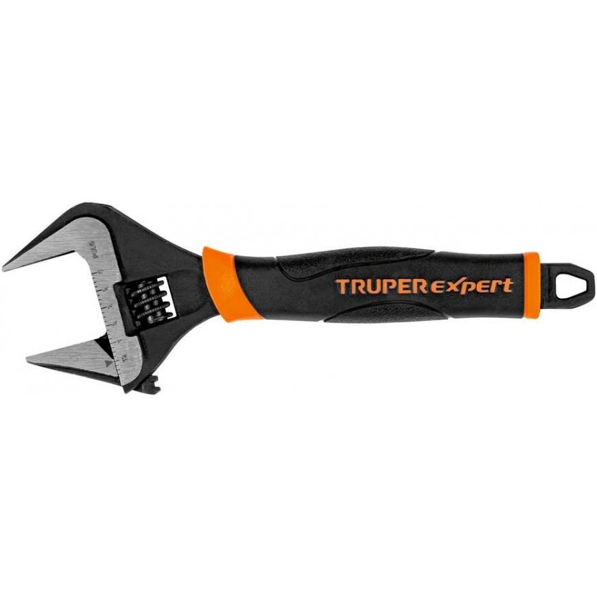 Truper Adjustable wrench with extra wide